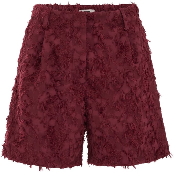 WE Fashion Dames short met structuur