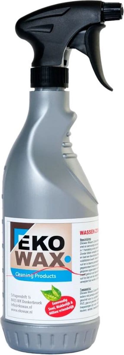 hoogglanspray - Ekowax - Auto Wassen Zonder Water - 750 ml