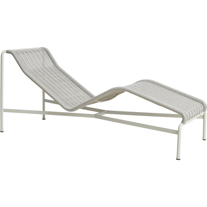 HAY Palissade Cord Chaise Longue - sky grey