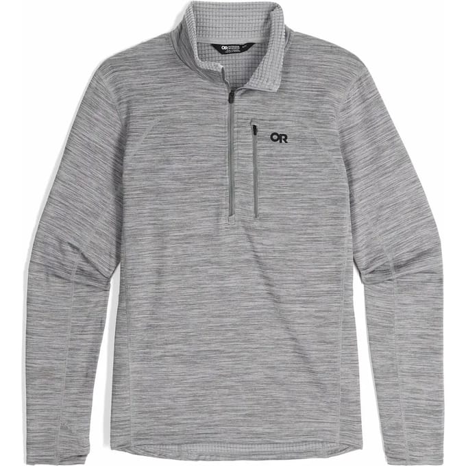 Fleece sweatshirt met halve rits Outdoor Research Vigor Grid