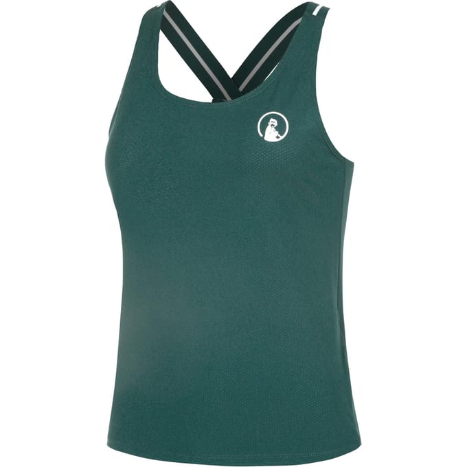 Quiet Please Serve & Volley Tanktop Dames-groen