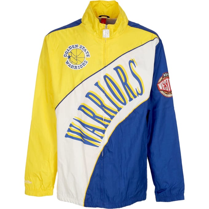 Herenwindjack NBA Arched Retro Lined Windbreaker Golwar Multi/wit