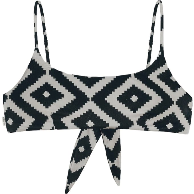Mikuta The Printed Bikini Top White Taglia: M | Bikini Outlet | Donna | Bianco