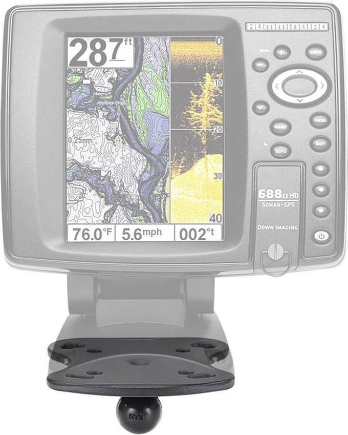 GPS B-Kogel Humminbird en Lowrance RAM-B-107BU