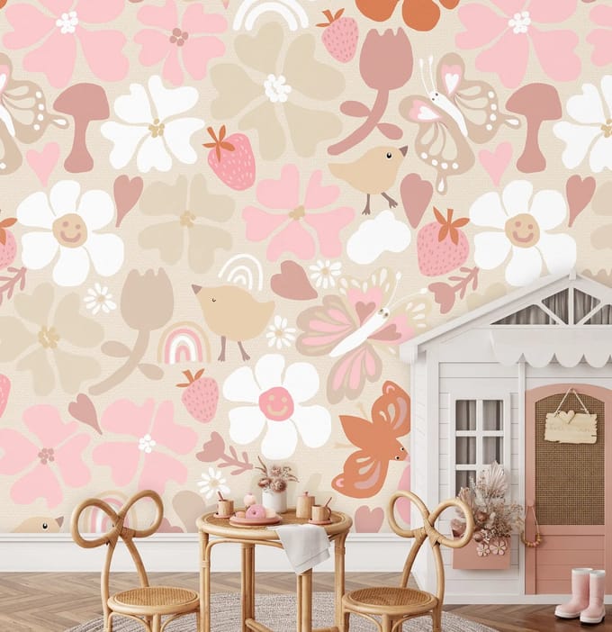 Sam & Luca - Boho Flower Garden pink