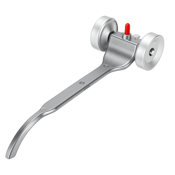 Gezamenlijke Hark Skate Wiel 23cm Metselwerk Voeggereedschap IJzer voor Metselwerk Muuronderhoud gray