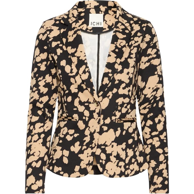 Blazer met print voor dames Ichi Ihkate