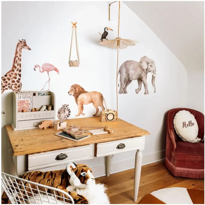 Stickers voor baby's Dekornik Savanna Wonderland Set