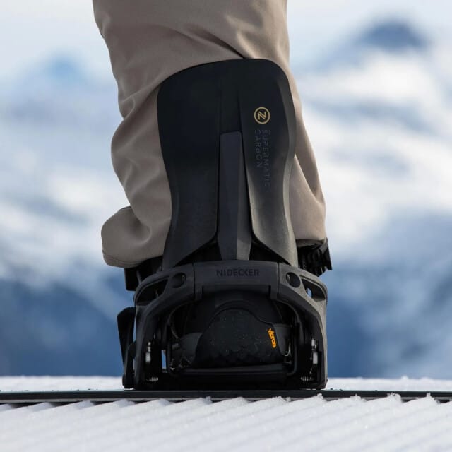 Nidecker Supermatic Carbon 2026 Snowboard Bindingen zwart