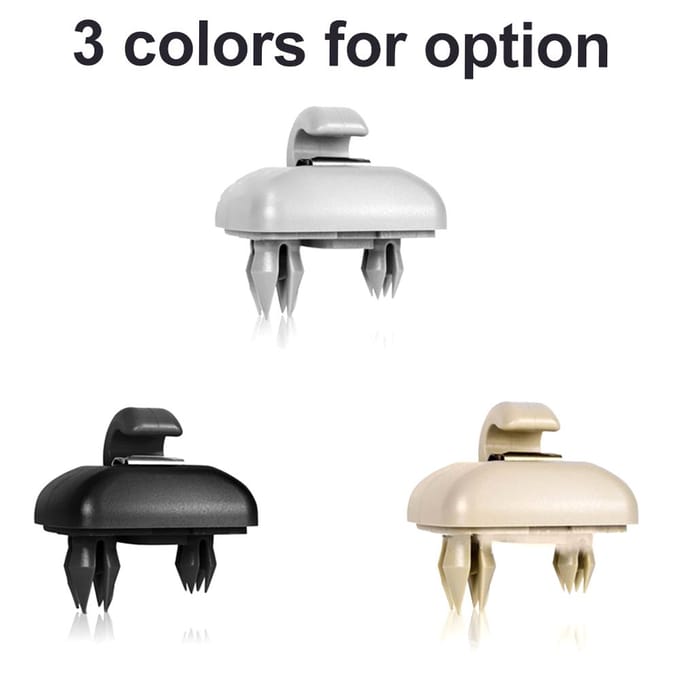 Auto Zonneklep Clip Haak Beugel Hanger vervanging voor A1 A3 A4 A5 Q3 Q5(8E0 857 562)A7 B6 grijs