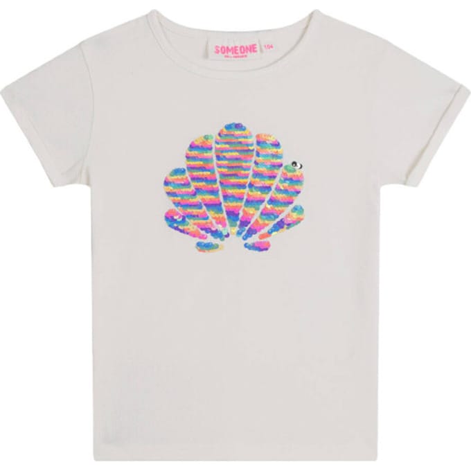 Someone ZORA-SG-02-J Meisjes T-shirt - ECRU