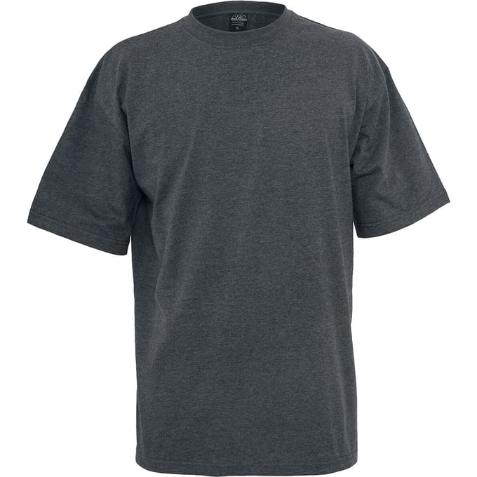 Urban Classics Tall Tee Heren T-shirt - houtskool - XL