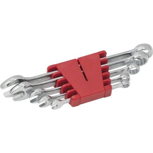 KS Tools 517.0045 5170045 Ring-steeksleutelset Sleutelbreedte (metrisch) 8 - 19 mm