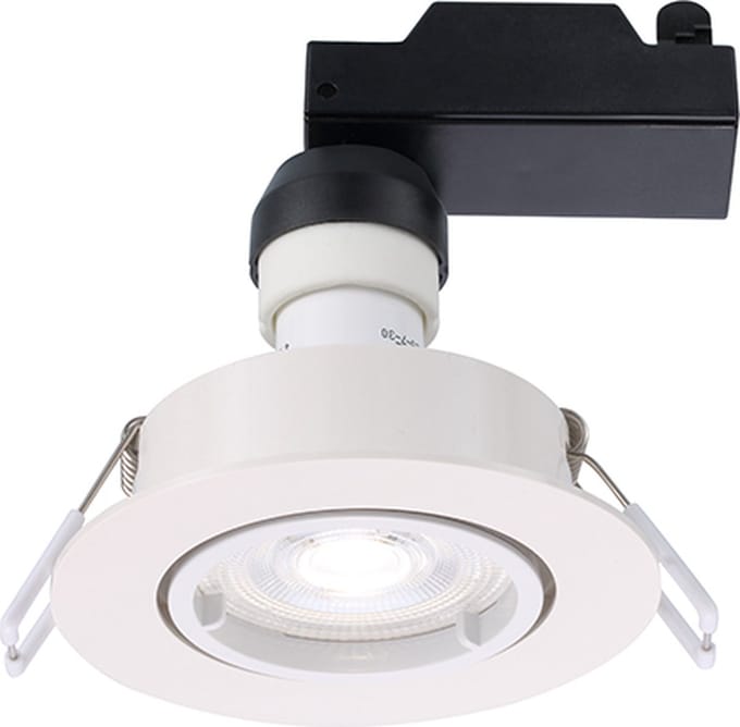 Inbouwspot LED - GU10 - 345 lm - IP20 - wit