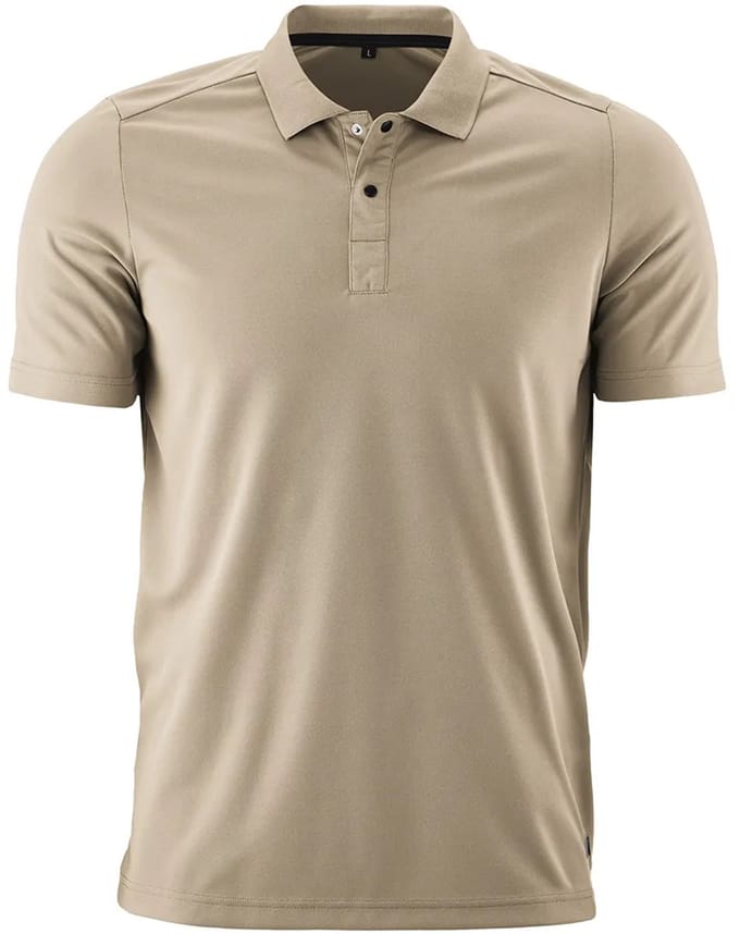 Gonso Essential Korte Mouw Poloshirt Beige M Man