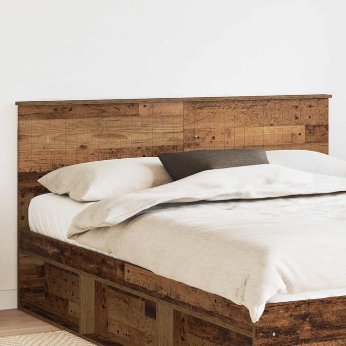 vidaXL Hoofdbord Oud Hout Bewerkt hout