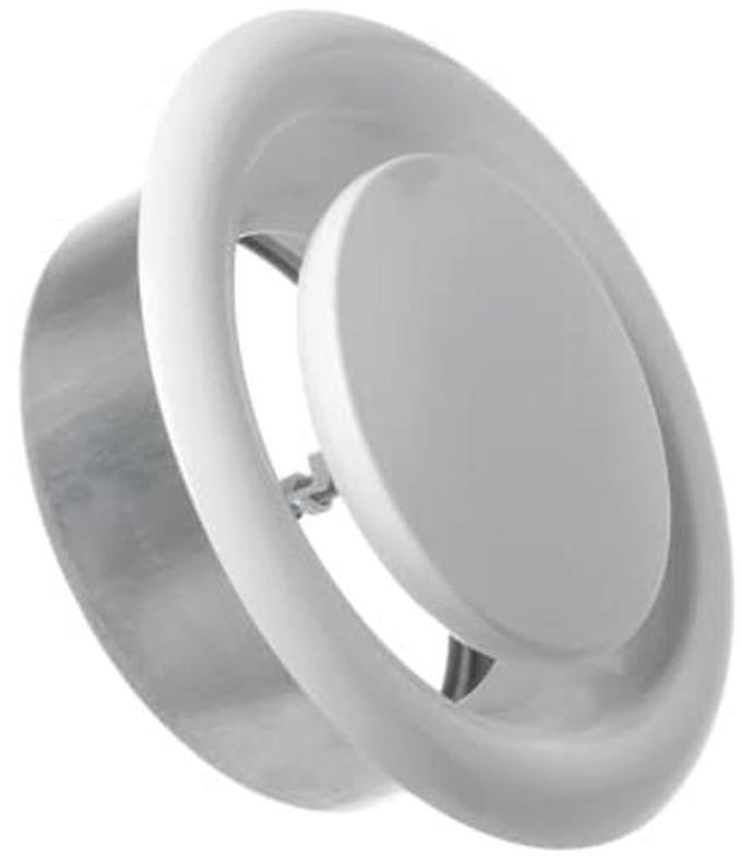 Witte plaatventiel afvoerlucht - plafondventiel ventilatie 200mm
