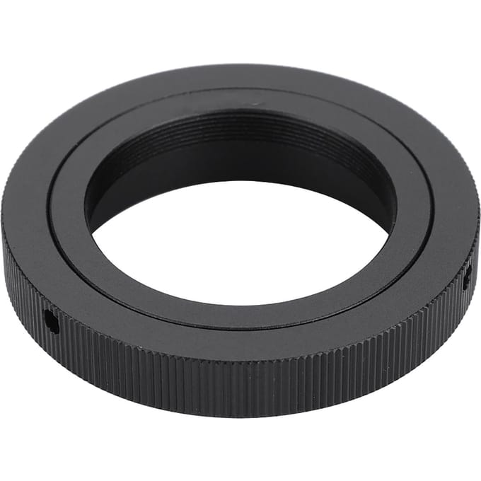 T2 Adapterring T-vatting Spiegelobjectief Telefoto Telescoop naar DSLR-camera (T2-EOS) black