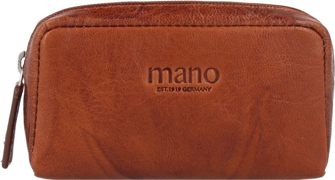 mano Donna Aurona Sleuteletui RFID Leer 10,5 cm - cognac