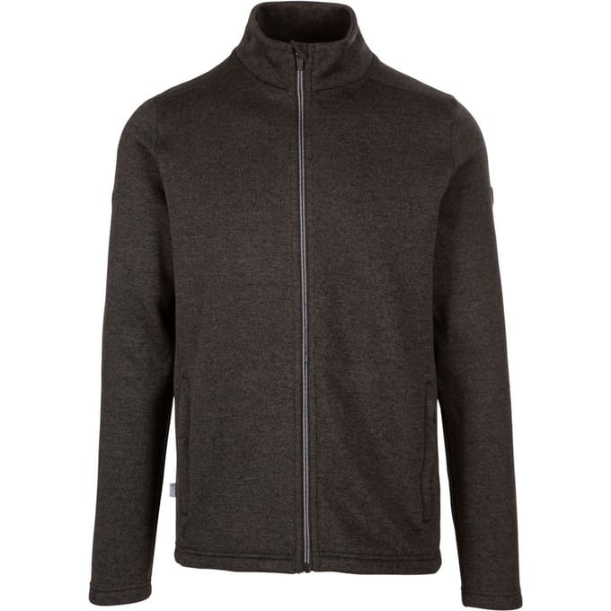 Trespass Heren Rundel Marl Fleece Jas (Donkergrijs)