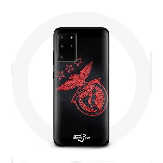 Samsung Galaxy S11 Plus hoesje slb benfica zwarte achtergrond