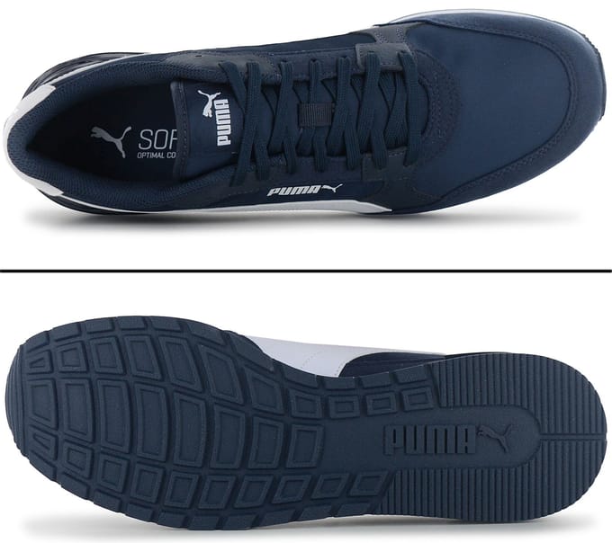 PUMA ST Runner v4 NL Unisex Sneakers - Club Navy-PUMA White