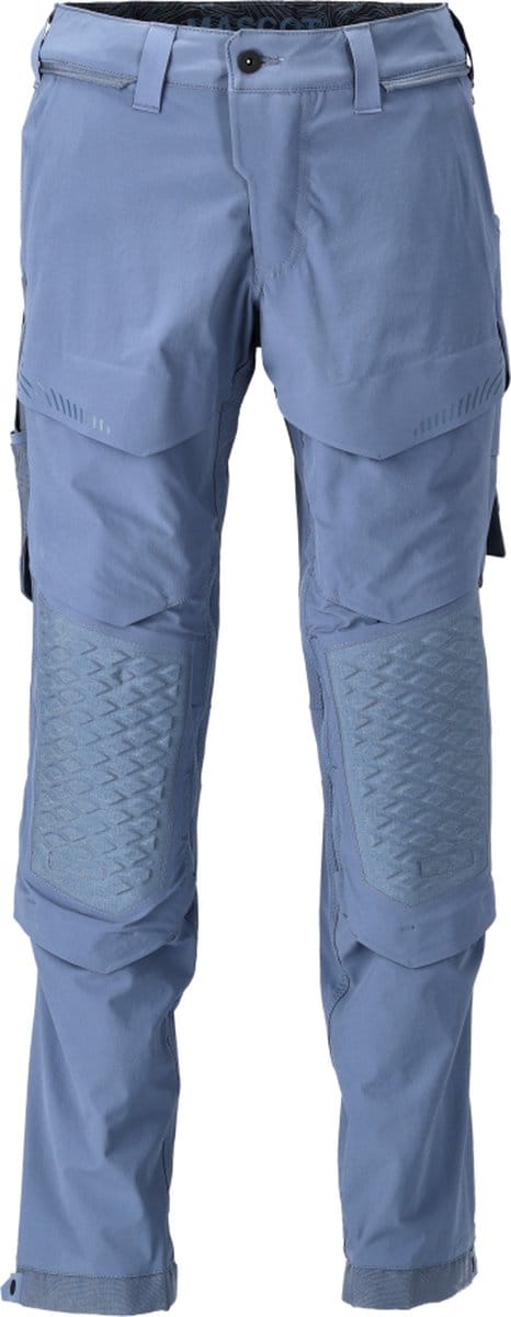 Mascot Customized Broek met kniezakken 22279-605 - steenblauw - C46 - 76