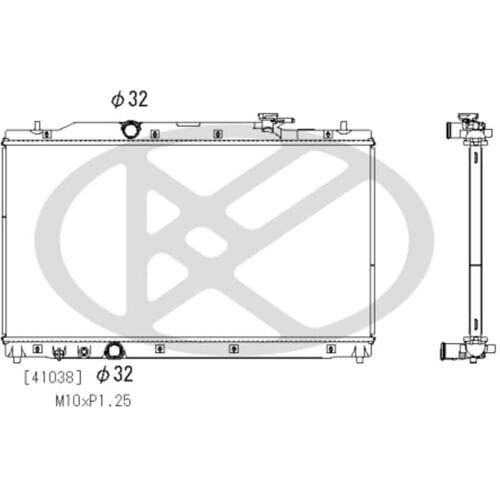 Radiator, motorkoeling KOYORAD PL083889R