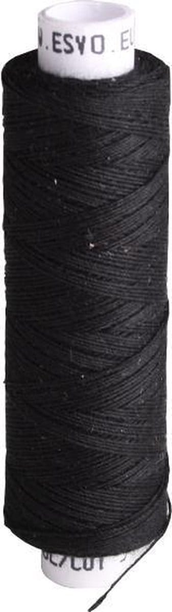 ESVO naaigaren - waterafstotend - 1 x 125 m - dikte 50 - zwart