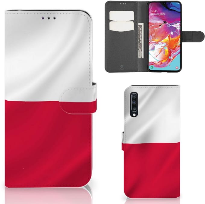 Samsung Galaxy A70 Bookstyle Case Polen