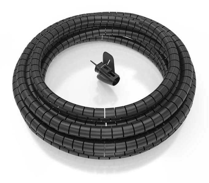 AISENS A151-0900, Kabelkous, Universeel, Zwart