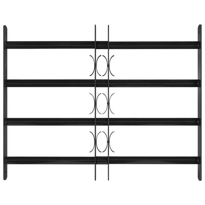 vidaXL - Raam - Beveiligings - Grille - 75.5 - x - 60 - cm - Gegalvaniseerd - staal
