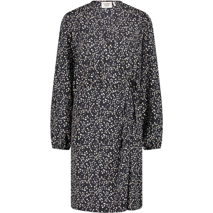 Another Label Mia Dot Dress L/s Night Sky Dot Taglia: S | Abiti Mini Outlet | Donna | Nero