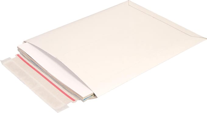 Envelop CleverPack B4 - 250x353Mm karton wit - 5 stuks
