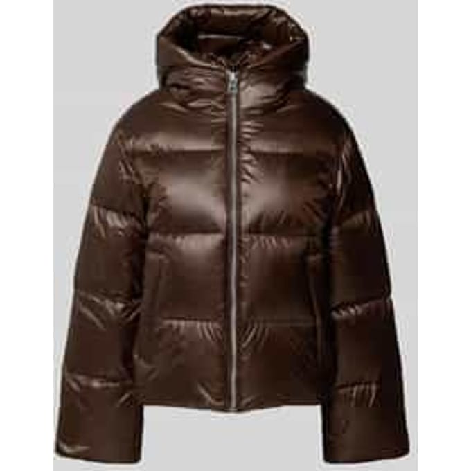 Regular fit donsjack met capuchon