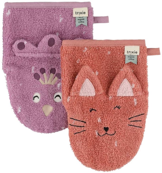 Trixie Washandje 2-pack | Mrs. Cat - Mrs. Peacock.