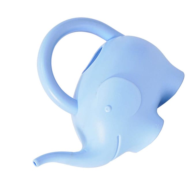 Cartoon Olifant Gieter Plastic 1L Grote Capaciteit Handheld Schattig Dier Kinderen Gieter voor white