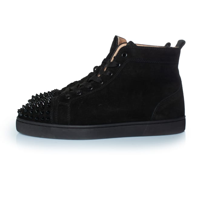 Christian Louboutin hoge sneakers met spikes