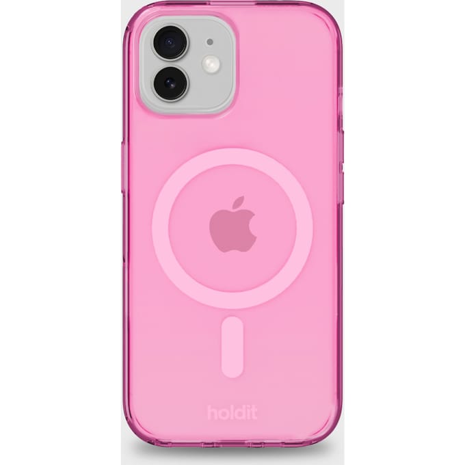 Phone Case Transparent Magsafe Compatible Pink iPhone 12