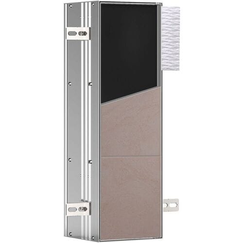 Emco asis Module Plus WC module - concealed model 15.4 x 49.2 cm, door hinge left 975611004