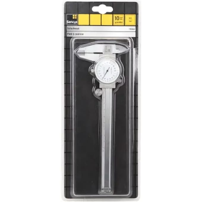 Sencys Liniaal Analoog Rvs - 15cm
