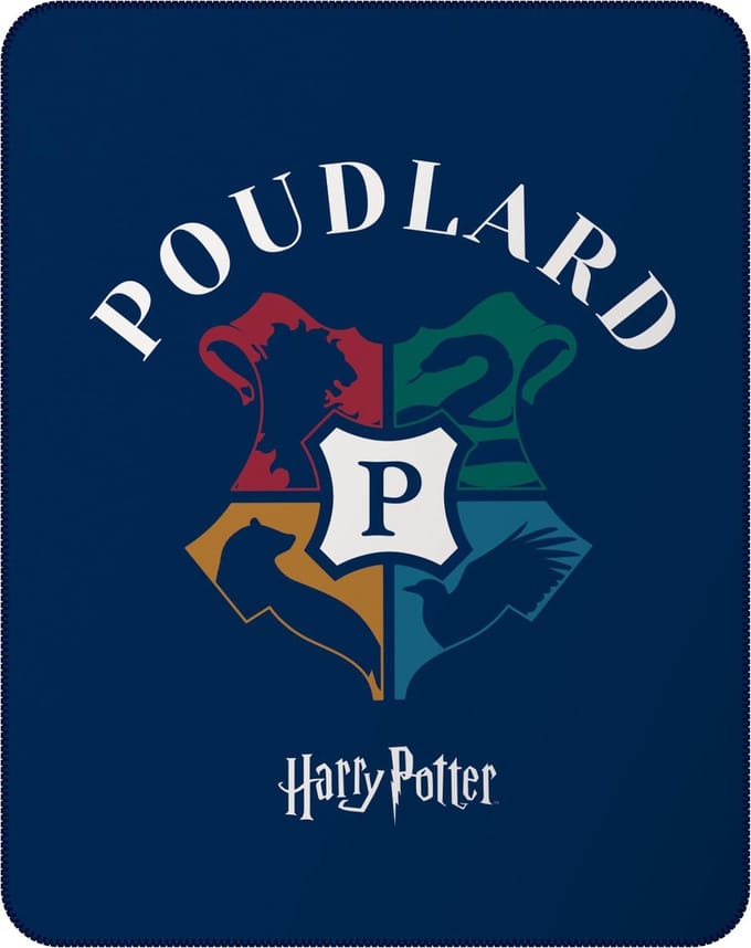 Harry Potter Fleece deken Logo - 110 x 140 cm - Polyester