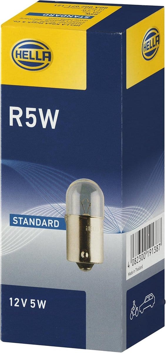 10x R5W 12V 5W Autofabriek Gloeilampen Set - Standaard Verlichting