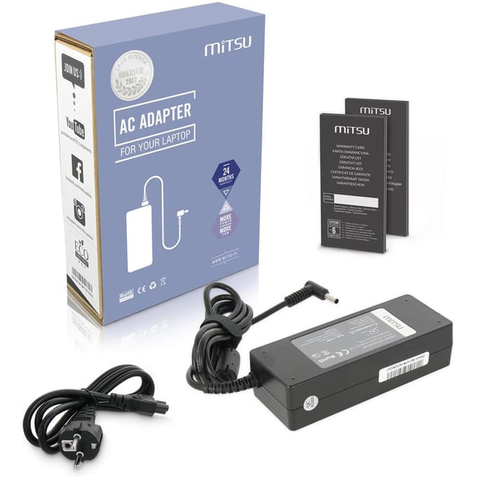 Mitsu - Laptop Oplader - 19V 4.74A 90W - 4.5x3.0mm Pin - Veiligheidsfuncties