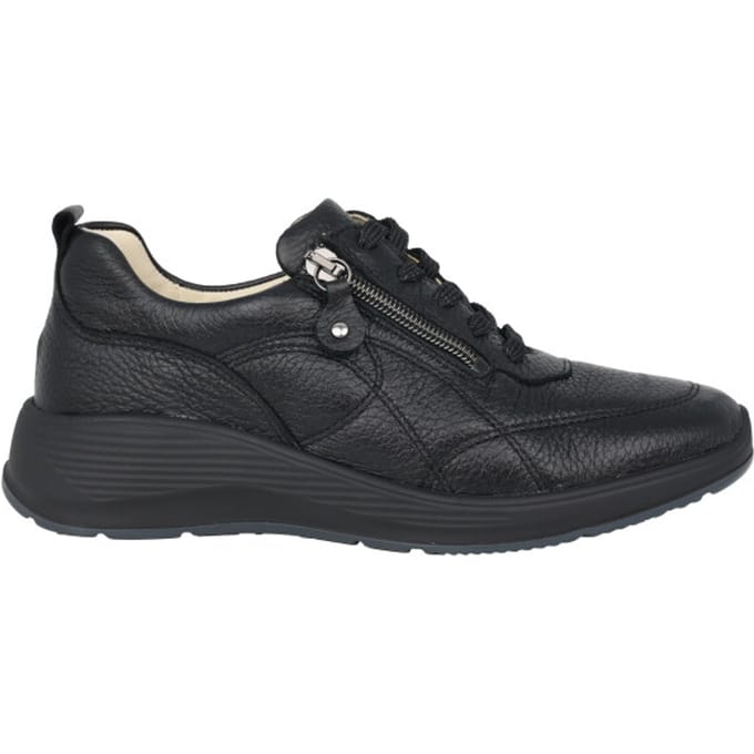 Waldläufer Kalea - dames sneaker - zwart - maat 38.5 (EU) 5.5 (UK)