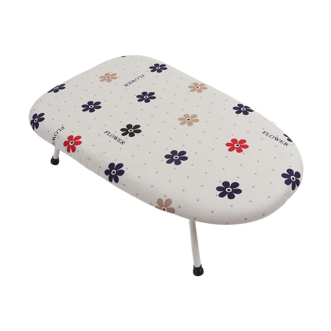 Mini Strijkplank Opvouwbaar Ruimtebesparend Gemakkelijk Verplaatsbaar Draagbaar Kleine Tafelmodel Strijkplank Flower Pattern 2