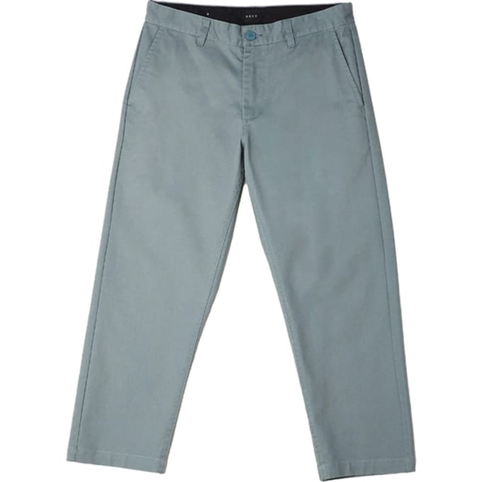 Obey Straggler Flooded Broek Grijs