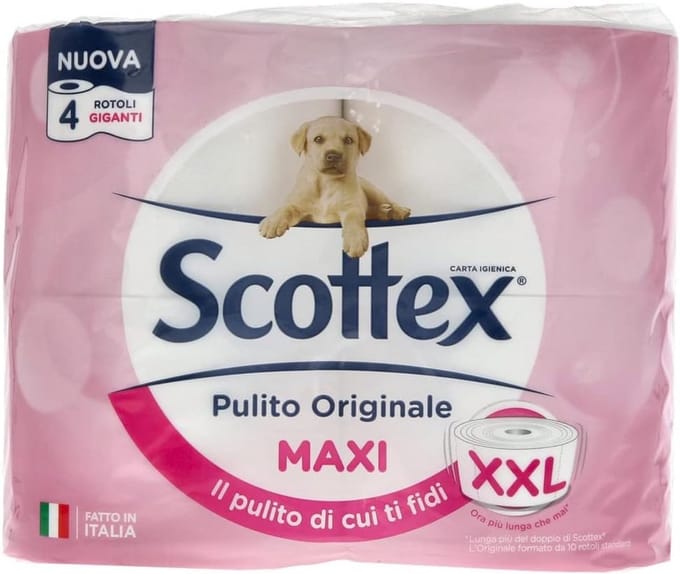 Zacht Twee-laags Toiletpapier - 4 Rollen