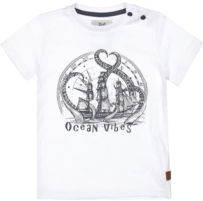 Koko Noko jongens T-shirt Wit maat 80