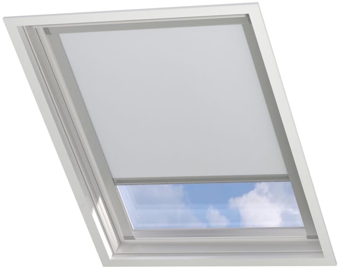 DTCH® Dakraam Rolgordijn Verduisterend - Trend - Wit - voor VELUX: UK06